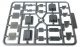 Bridge Shoes and Adapters Assortment -- Kit, HO, Walthers Cornerstone 4559