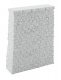 Single-Track Railroad Bridge Stone Pier - Resin Casting -- Approximate dimensions: 4-3/16 x , HO, Walthers Cornerstone 4581