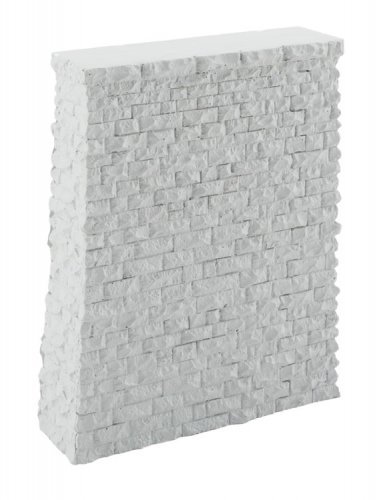 Single-Track Railroad Bridge Stone Pier - Resin Casting -- Approximate dimensions: 4-3/16 x , HO, Walthers Cornerstone 4581