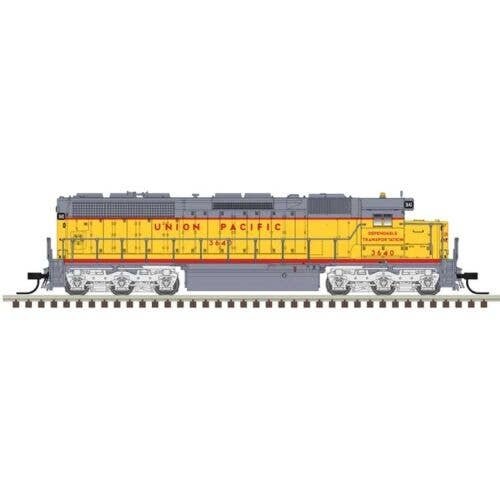 EMD SD45 Low Nose - Standard DC - Master(R) Silver -- Union Pacific 3622 (Armour Yellow, gray, red), N, Atlas Model Railroad Co.