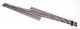 Code 83 Nickel Silver DCC Friendly Number 6 Single Crossover Turnout -- Left Hand, HO, WalthersTrack 83075