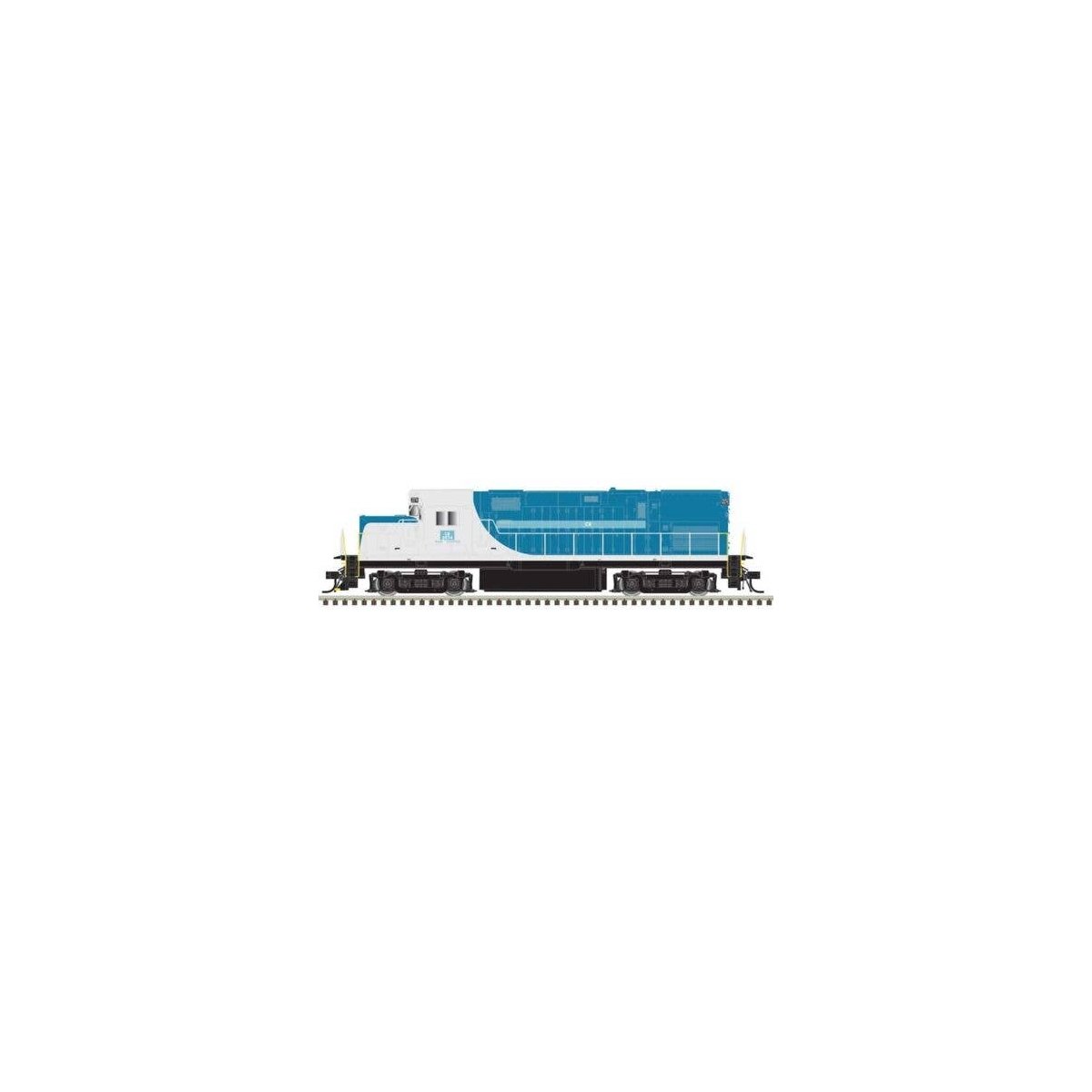 Alco C420 Low Nose - Standard DC - Master(R) Silver -- Conrail 2073 (Ex-L&HR, blue, gray, white), N, Atlas Model Railroad Co. 40