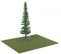 Static Grass Flocking -- Green Blend 1/16′ 1.5mm Fibers, 3-1/2oz 100g, All Scales, Walthers SceneMaster 1202