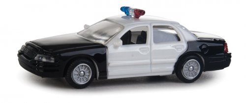 Ford(R) Crown Victoria Police Interceptor -- Police, Sheriff & Highway Patrol Decals (black, HO, Walthers SceneMaster 12021