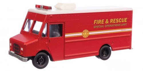 Morgan Olson(R) Route Star Van -- Fire & Rescue (Special Operations Unit), HO, Walthers SceneMaster 12107