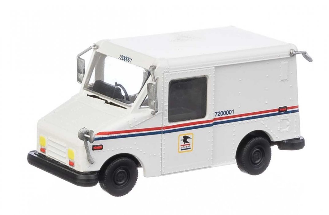 Long Life Vehicle (LLV) Mail Truck -- United States Postal Service(R) (Vintage Scheme), HO, Walthers SceneMaster 12251