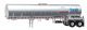 Food Grade Tank Trailer - Assembled -- Dairy Fresh Milk Products, HO, Walthers SceneMaster 12353