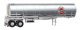 Petroleum Tank Trailer - Assembled -- Winner′s Circle Petro, HO, Walthers SceneMaster 12358