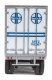 40′ Trailmobile Trailer 2-Pack - Assembled -- Santa Fe (white, blue), HO, Walthers SceneMaster 2501