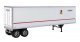 40′ Trailmobile Trailer 2-Pack - Assembled -- US Postal Service (white, blue, red), HO, Walthers SceneMaster 2517