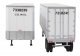 40′ Trailmobile Trailer 2-Pack - Assembled -- US Postal Service (white, blue, red), HO, Walthers SceneMaster 2517