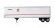 40′ Trailmobile Trailer 2-Pack - Assembled -- US Postal Service (white, blue, red), HO, Walthers SceneMaster 2517