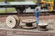 Cable Reels -- Laser-cut Wood Kit, HO, Walthers SceneMaster 4155