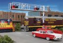 Modern Cantilever Grade Crossing Signal -- Two-Lane, HO, Walthers SceneMaster 4330