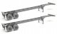 40′ Container Chassis (2-Pack) -- Undecorated, HO, Walthers SceneMaster 4550