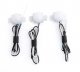 LED Dome Building Light 3-Pack -- Warm White, All Scales, Walthers SceneMaster 4870