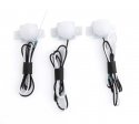 LED Dome Building Light 3-Pack -- Warm White, All Scales, Walthers SceneMaster 4870