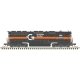 EMD SD45 High Nose - Standard DC - Master(R) Silver -- Guilford ST 681 (gray, orange), N, Atlas Model Railroad Co. 40005996