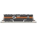 EMD SD45 High Nose - Standard DC - Master(R) Silver -- Guilford ST 681 (gray, orange), N, Atlas Model Railroad Co. 40005996