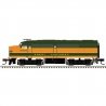 Alco FA1 Large Numberboards - Standard DC - Master(R) Silver -- Great Northern 276A (Omaha Orange, Pullman Green, yellow), N, At