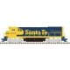GE U23B - Standard DC - Master Silver -- Santa Fe 6323 (Warbonnet, blue, yellow), N, Atlas Model Railroad Co. 40006177