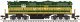 EMD GP7 - Standard DC - Classic(R) Silver -- Maine Central 568 (green, gold), HO, Atlas Model Railroad Co. 10003934