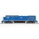 GE Dash 8-40CW - Standard DC - Master(R) Silver -- Locomotive Management Services LM, HO, Atlas Model Railroad Co. 10004492