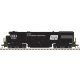 GE U28C - LokSound and DCC - Master(R) Gold -- Penn Central 6530 (black, white, Larg, HO, Atlas Model Railroad Co. 10004612