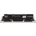 GE U28C - LokSound and DCC - Master(R) Gold -- Penn Central 6530 (black, white, Larg, HO, Atlas Model Railroad Co. 10004612