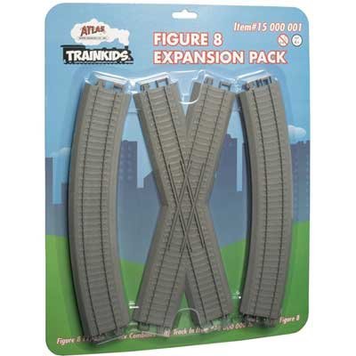 Trainkids -- Figure-8 Track Expansion Set, HO, Atlas Model Railroad Co. 15000001