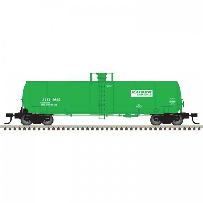ACF 17,360-Gallon Tank Car - Ready to Run - Master(R) -- Kaiser Chemicals ACFX 19627, HO, Atlas Model Railroad Co. 20007556