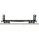 42′ Pulpwood Flatcar with Load - Ready to Run -- Chesapeake & Ohio 81862 (black), HO, Atlas Model Railroad Co. 20007577
