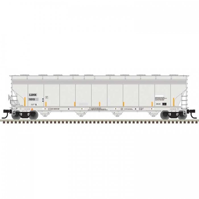 ACF 5800 4-Bay Covered Hopper - Ready to Run - Master(R) -- Luhu Logistics LUHX 1021, HO, Atlas Model Railroad Co. 20007679