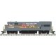 GE U23B - Standard DC - Master Silver -- Family Lines L&N 2803 (gray, yellow, red, South Louisville Shops 75th), N, Atlas Model 