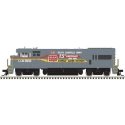 GE U23B - Standard DC - Master Silver -- Family Lines L&N 2803 (gray, yellow, red, South Louisville Shops 75th), N, Atlas Model 