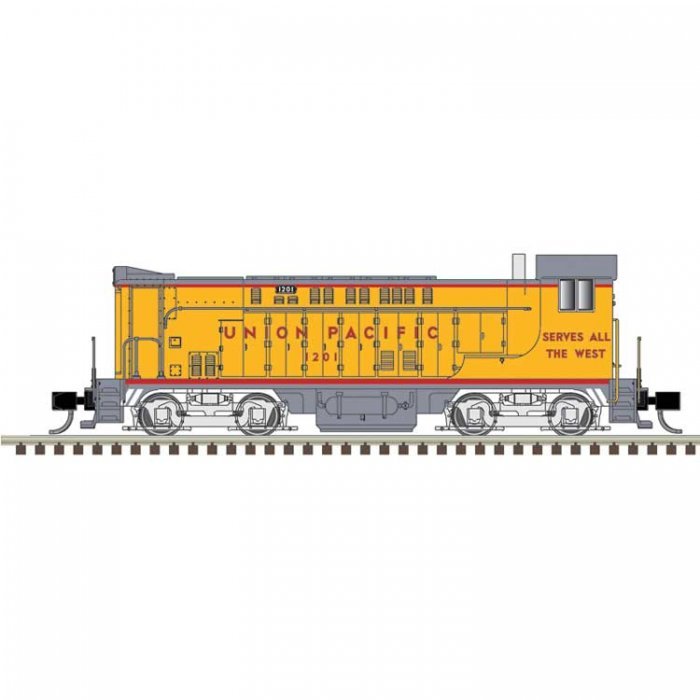 Baldwin VO1000 - Standard DC - Master(R) Silver -- Union Pacific 1205 (Armour Yellow,, N, Atlas Model Railroad Co. 40005970