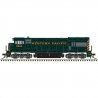 GE U23B - Standard DC - Master Silver -- Western Pacific 2252 (green, orange, Stepped WP on Nose), N, Atlas Model Railroad Co. 4