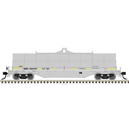 42′ Coil Steel Car with Fishbelly Side Sill - Ready to Run - Master(R) -- Arkansas-Ok, N, Atlas Model Railroad Co. 50006760