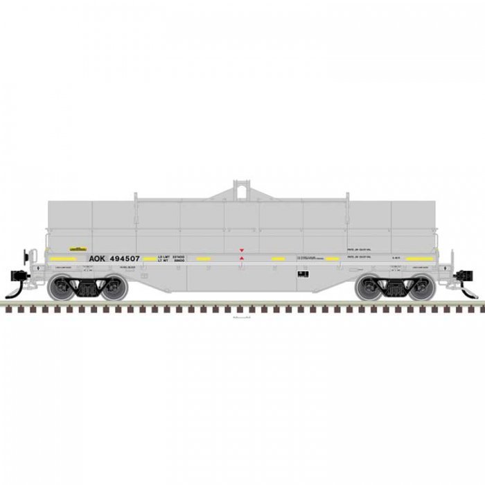 42′ Coil Steel Car with Fishbelly Side Sill - Ready to Run - Master(R) -- Arkansas-Ok, N, Atlas Model Railroad Co. 50006760