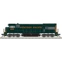 GE U23B - Standard DC - Master Silver -- Western Pacific 2259 (green, orange, Stepped WP on Nose), N, Atlas Model Railroad Co. 4