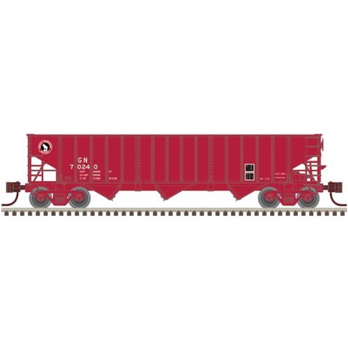 Pullman-Standard PS-2750 3-Bay Hopper - Ready to Run - Master(R) -- Great Northern 70, N, Atlas Model Railroad Co. 50007004