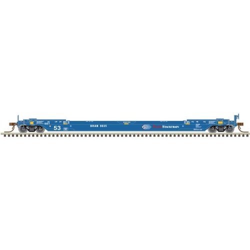 53′ Rebuilt Well Car - Ready to Run - Master(R) -- Pacer Stacktrain BRAN 8035 (Fantas, N, Atlas Model Railroad Co. 50007051