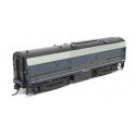 Baldwin RF16B Sharknose - Standard DC - Stealth -- Baltimore & Ohio 857X (blue, gray, black), N, Broadway Limited Imports 9632