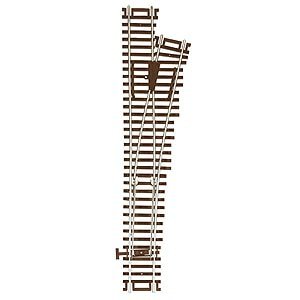 Code 83 Turnout w/Nickel-Silver Rail & Brown Ties - Custom Line(R) -- 4 Right Hand, HO, Atlas Model Railroad Co. 562