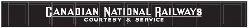 Decorated Plate Girder Bridge w/Code 100 Track -- Kit - Canadian National (black, wh, HO, Atlas Model Railroad Co. 70000037