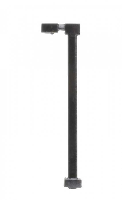 Single-Arm Square LED Light 3-Pack -- Black (warm white LED) 15 Scale Feet Tall, N, Atlas Model Railroad Co. 70000181