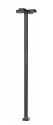 Four-Arm Square LED Light 3-Pack -- Black (warm white LED) 30 Scale Feet Tall, N, Atlas Model Railroad Co. 70000195