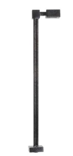 Single-Arm Square LED Light 3-Pack -- Black (cool white LED) 15 Scale Feet Tall, HO, Atlas Model Railroad Co. 70000204