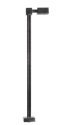 Single-Arm Square LED Light 3-Pack -- Black (cool white LED) 15 Scale Feet Tall, HO, Atlas Model Railroad Co. 70000204