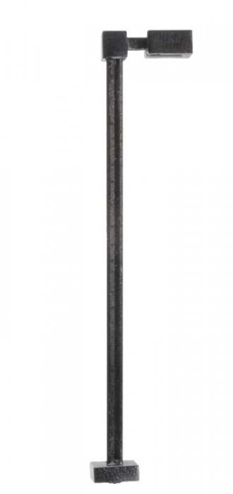 Single-Arm Square LED Light 3-Pack -- Black (cool white LED) 15 Scale Feet Tall, HO, Atlas Model Railroad Co. 70000204